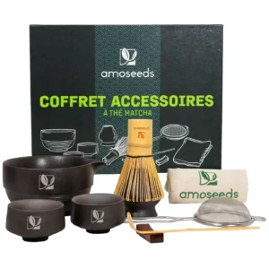 Set med tillbehör för matcha-te